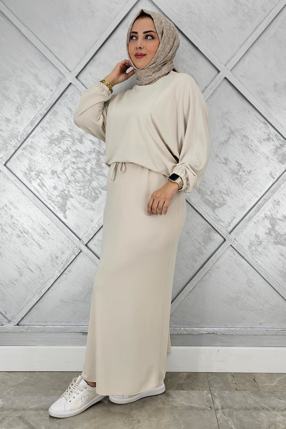 KADIN YARASA KOL TESETTÜR TAKIM TAŞ - 4 BEDEN