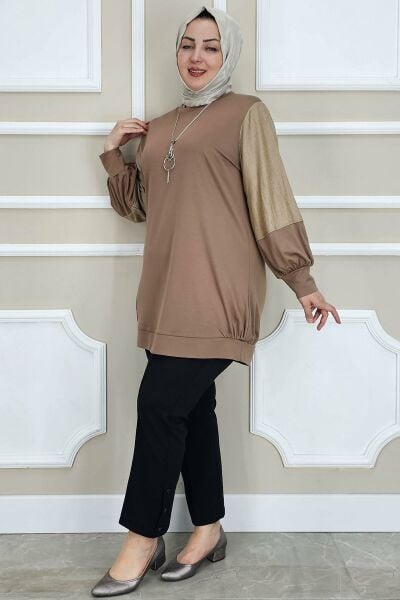 PYS KADIN KOMBİNLİ KOLYE DETAYLI TESETTÜR TABA - 5 BEDEN