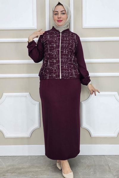 PYS KADIN DESENLİ TESETTÜR TAKIM