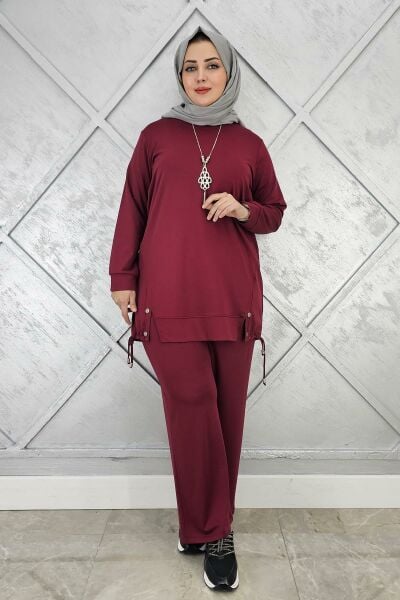 KADIN KOLYE DETAYLI TESETTÜR TAKIM