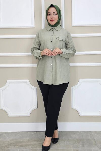 KADIN KORSAJLI BATTAL PANTOLON SİYAH - 48