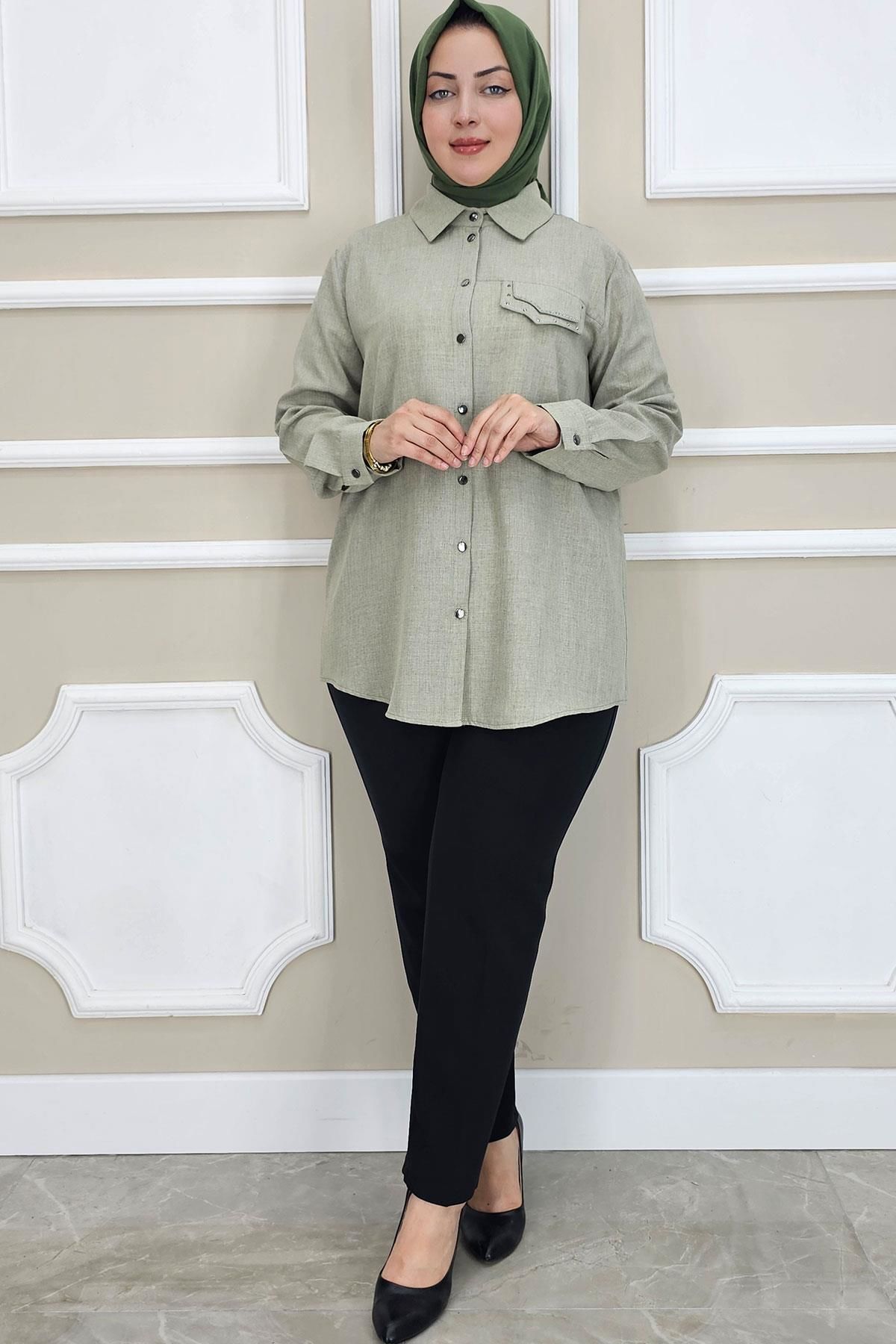 PYS KADIN KORSAJLI BATTAL PANTOLON