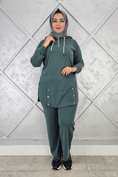 KADIN ÇIT ÇIT DETAYLI TESETTÜR TAKIM