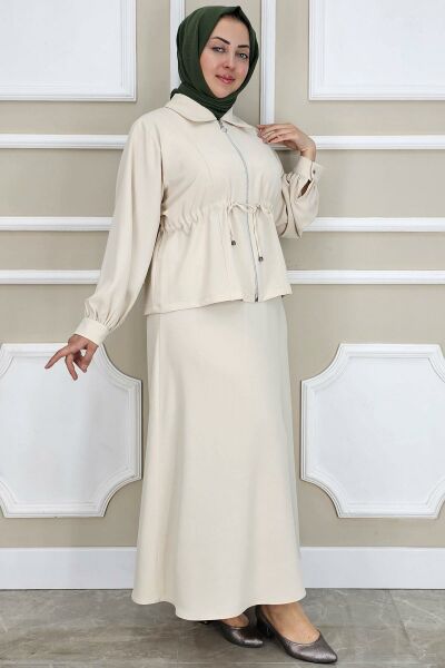 PYS KADIN FERMUARLI BAĞCIKLI TESETTÜR TAKIM TAŞ - 3 BEDEN